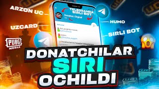 😱ARZON UC OLISH SIRI | UC DONATCHILAR SIRI OCHILDI | TELEGRAMDA SIRLI BOT🔥