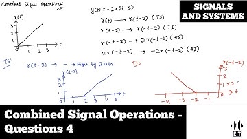 Combined Signal Operations | Questions 4 | Signals And Systems