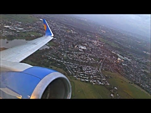 Boeing 737-300 Classic! TAKE OFF From Leeds/Bradford!