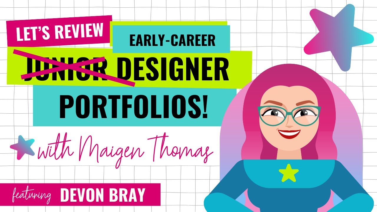 Devon Bray EarlyCareer Designer Portfolio Review YouTube