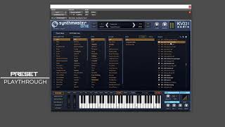 Synthmaster One (No Talk) | Preset Playthrough