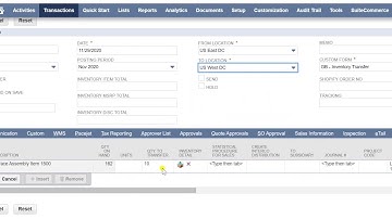 Inventory Transfer in NetSuite | NetSuite Solution Provider | NetSuite Tutorial