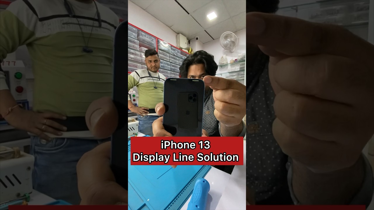 iPhone 13 display line solution ￼