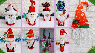 DIY 8 Santa making ideas with different affordable Simple materials | DIY Christmas craft ideas🎄86