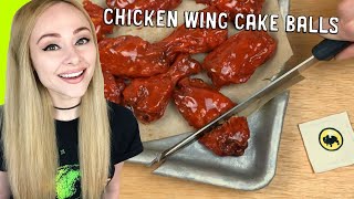 APRIL FOOLS: Making HYPERREALISTIC Buffalo Wild Wings CAKE BALLS