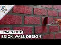 Fake Brick Wall Design | Full Detail !