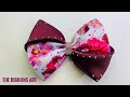 How to make hair bows for beginners | ribbon hair bow tutorial | easy hair bows for girls