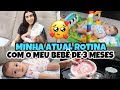 MINHA ATUAL ROTINA COM O MEU BEBÊ DE TRÊS MESES