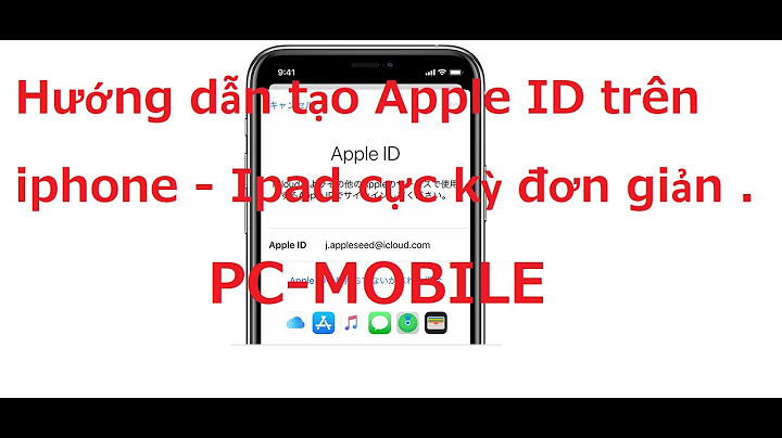 Hướng dẫn tạo id apple	Informational