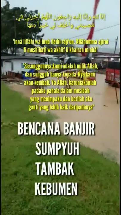 BANJIR LANDA KEBUMEN JAWA TENGAH HARI INI 2022#shorts