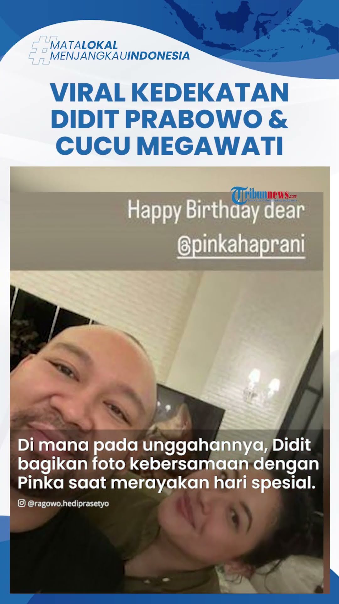 Viral Momen Kedekatan Didit Prabowo \u0026 Pinka Haprani Disorot, Presiden dan Ketua DPR Bakal Besanan?