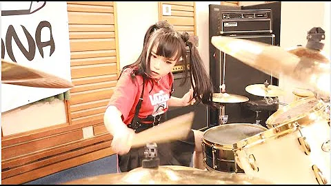 【 JUNNA 】Through The Fire And Flames / DragonForce - Drum Cover