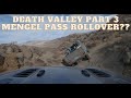 Mengel pass rollover in death valley