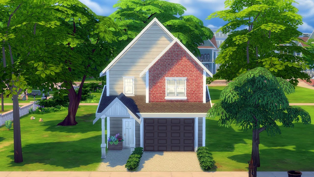 The Sims 4 Small Family Home Speed Build House 