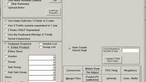 Taking Physical Inventory with VRP Pocket PC (Visual Retail Plus)