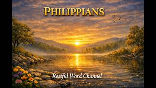 Philippians Chapter 1 — Peaceful Scripture Reading with Gentle Rain