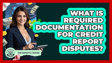 What Is Required Documentation For Credit Report Disputes?