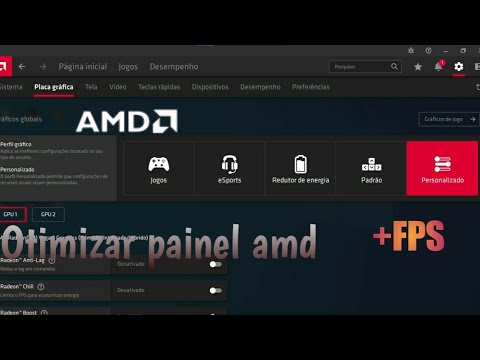 Programa Amd Radeon Como otimizar/configurar o Amd Radeon Software para obter mais ...