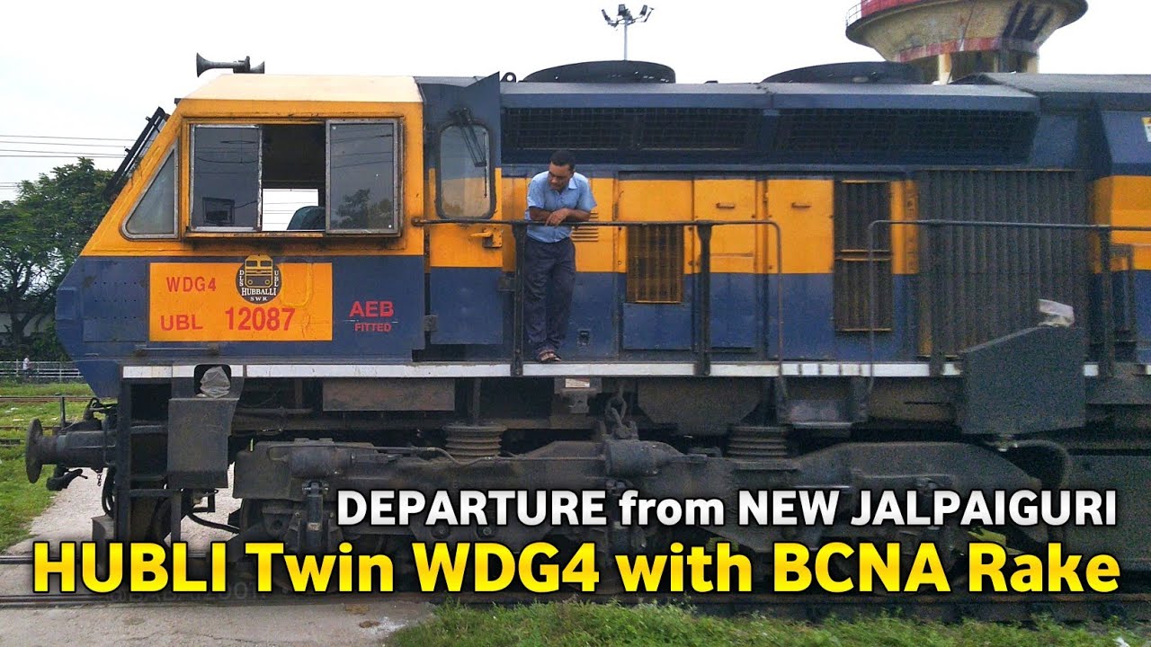 Bcna Rake Types DEPARTURE of the Shedmates of GODFATHER (12001): HUBLI WDG4 Twins with ...