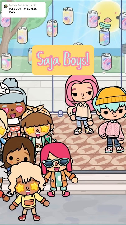 KPop Demon Hunters Saja Boys in Toca Boca! 🎶🥤 Thanks for watching!