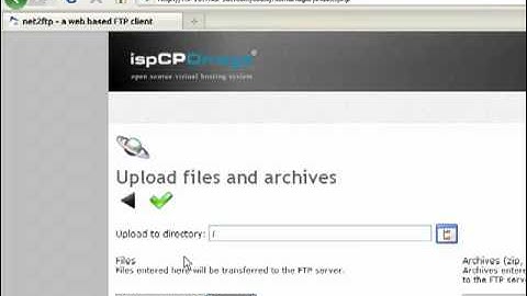 WEB-SET.COM: How to use upload a File with the Web FTP