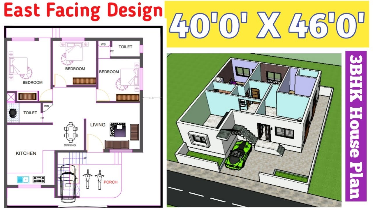 East Facing House Vastu Plan 40 X 40 : You get a feel of a vastu house