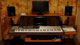 MY NEW STUDIO DESK 2015 fame w-201 studio workstation