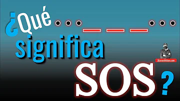 ¿Qué significa SOS en texto?