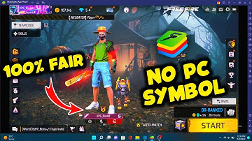 No Bypass 🥵 Secret How To Remove Pc Symbol In FreeFire In Pc & Laptop