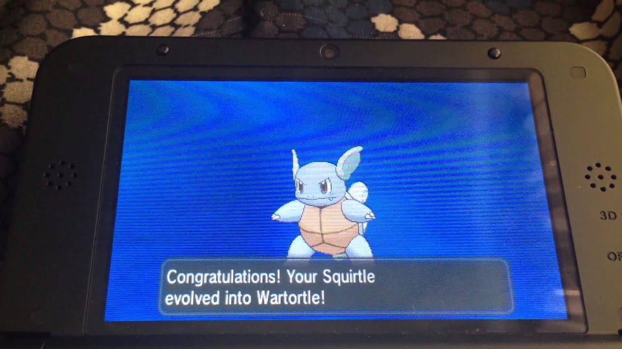 Shiny Squirtle Evolves Into Shiny Wartortle! - YouTube