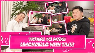 HOW TO MAKE MY FAVORITE DRINK: LIMONCELLO (TIM AND I GOT DRUNK! LOL) | Small Laude