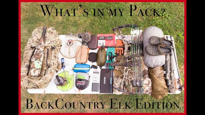 Backcountry Hunting Gear List -by Justin Nelson - S&S Archery