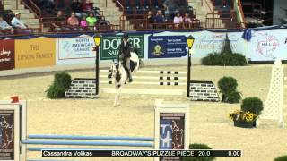 1128 BROADWAY'S PUZZLE PIECE Cassandra Volikas, Class 228 NAL Pony Jumper Final