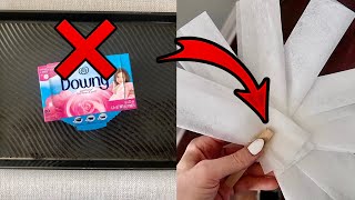 Skip Dryer Sheets in your Sheet Pans, TRY THIS TRICK INSTEAD! 💥 (amazing)