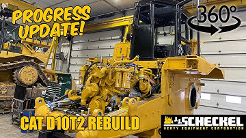 J.J. Scheckel Cat D10T2, Powertrain Plus Rebuild Progress