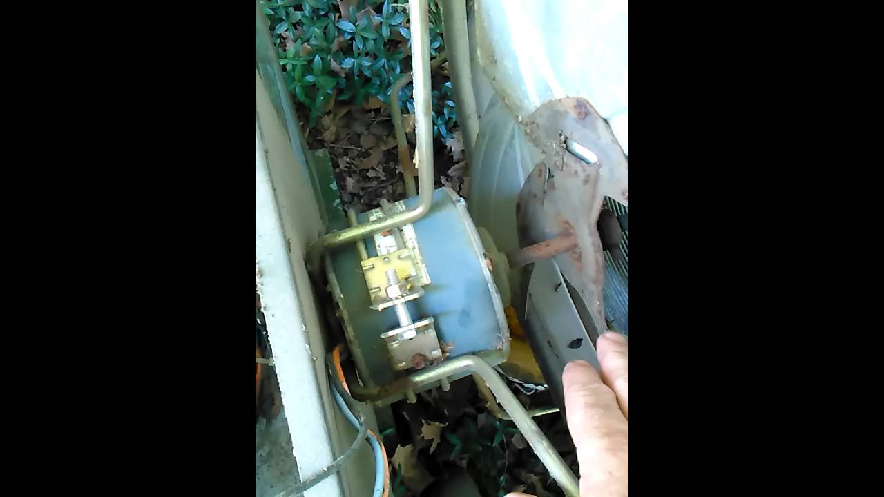 How To Oil The Condensor Fan Motor Bearings On A Home Air Conditioning Unit And Other Devices Youtube