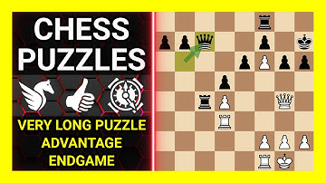 Chess Puzzles to Practice. Themes: Very long puzzle, Advantage, Endgame. Learn Chess