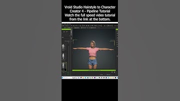 Vroid Studio Hairstyle to Character Creator 4 #Tutorial #vroid #charactercreator #cc4 #hairstyle