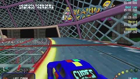 Re-Volt Custom Track MKDD - Wario Colosseum by Alex_int, Time Trial Lap