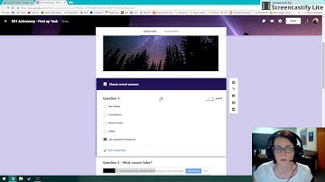 Google Trainer Video - Creating a self-grading quiz with Forms