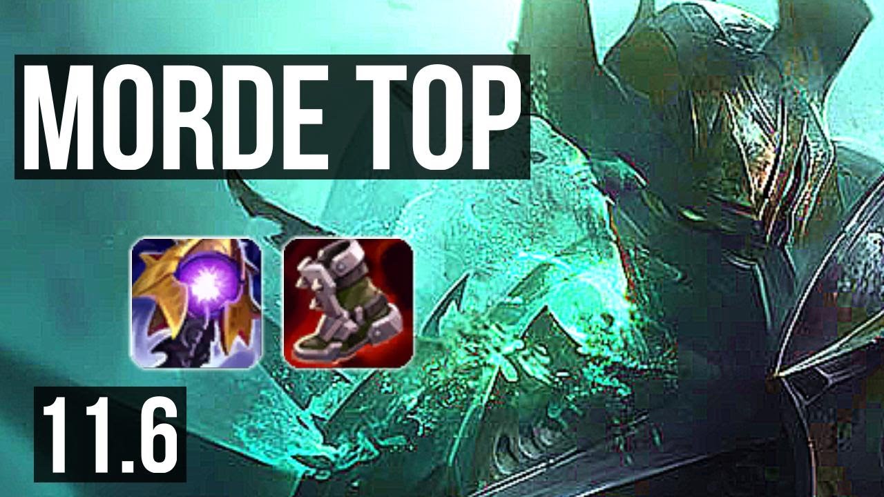 MORDEKAISER vs AATROX (TOP) | 8/0/4, Legendary | TR Diamond | v11.6