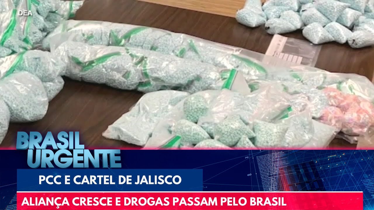 PCC e Cartel de Jalisco: Aliança cresce e drogas passam pelo Brasil | Brasil Urgente