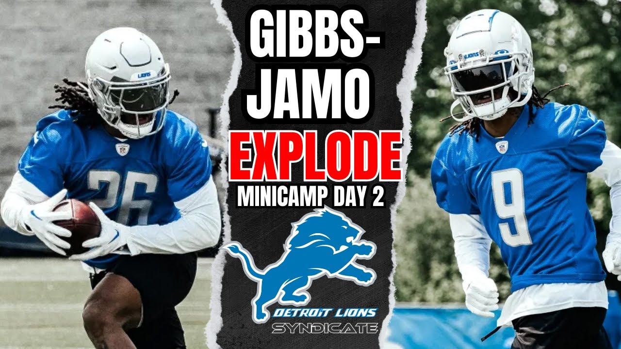 Who's faster, Jahmyr Gibbs or Jameson Williams? Detroit Lions ...