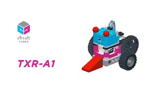 Circuit Cubes Robots Roll Kit • TXR-A1 bluetooth build • diy bluetooth app • lego stem toy motor
