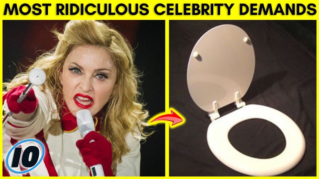 Top 10 Most Ridiculous Things Celebrities Demand Backstage