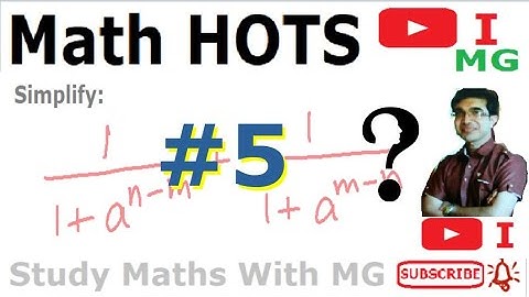 Math HOTS #5 "Higher Order Thinking Skills" in Mathematics | Study Maths With MG Sir Worldwide @I
