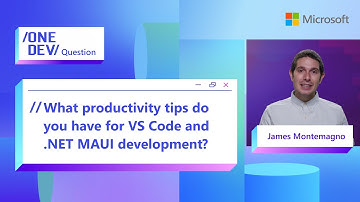 What productivity tips do you have for VS Code and .NET MAUI development?