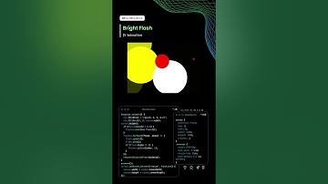 Bright Flash ⚡ | Stunning Light Flash Animation | HTML CSS JavaScript #shorts #webdesign #javascript