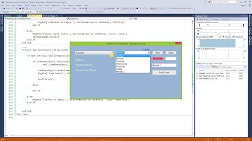 สอน Visual Basic .NET 33. การใช้งานคอนโทรล ComboBox (Part 2/2)