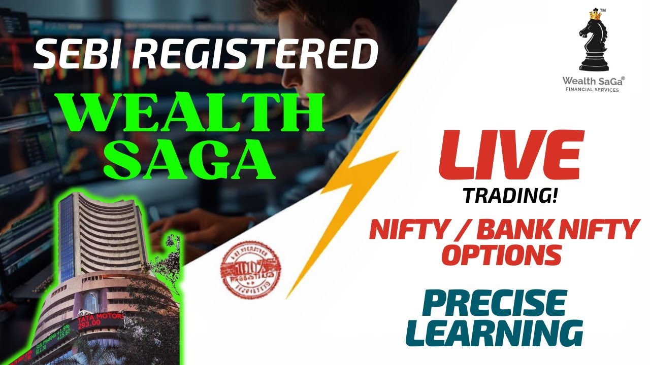 Live Trading 9th FEB - Afternoon view Nifty / Bank Nifty / Sensex  Expiry | Wealth SaGa | Swing pick